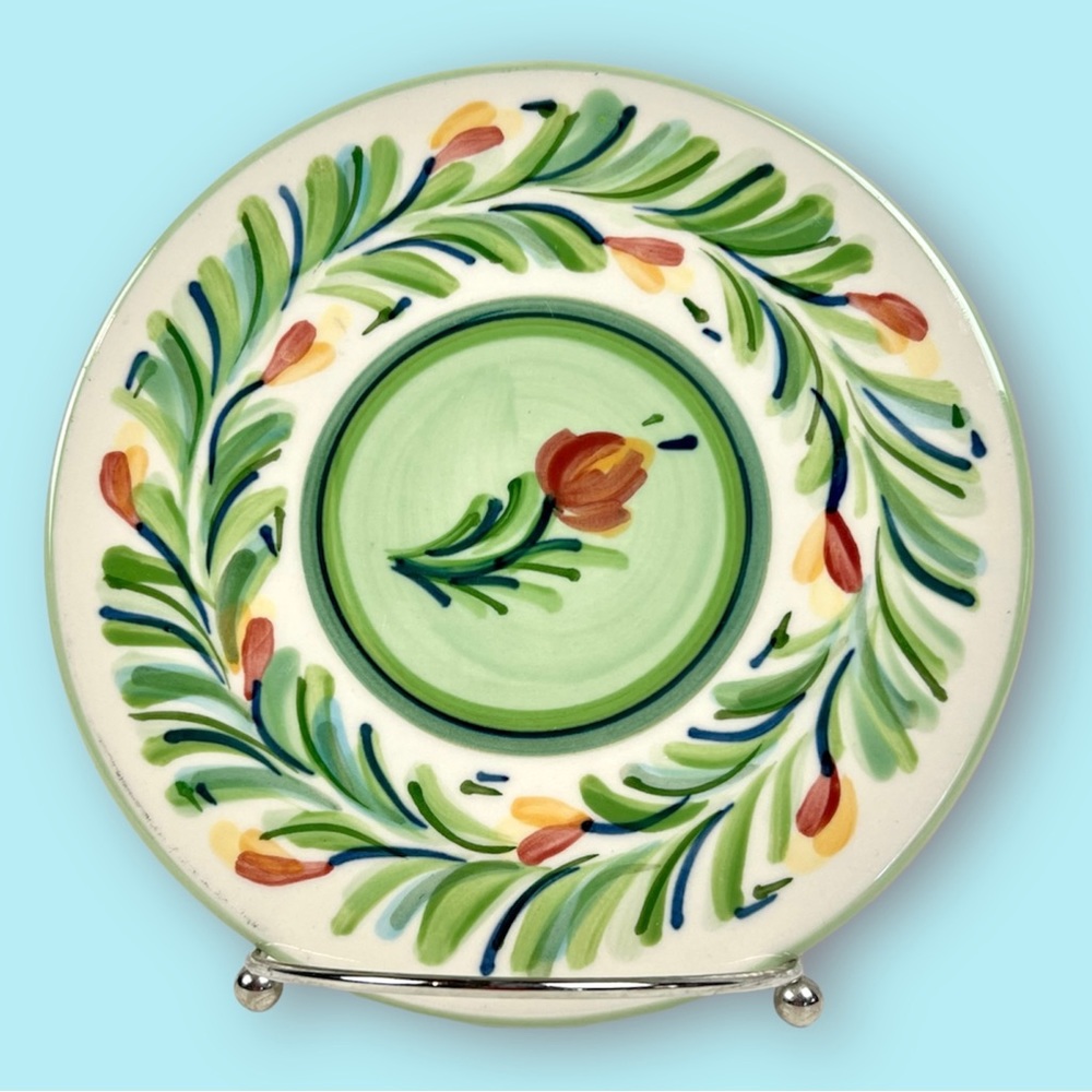 Gail Pittman Ceramic Pottery Trivet Provence Wall & Kitchen Decor Collectible